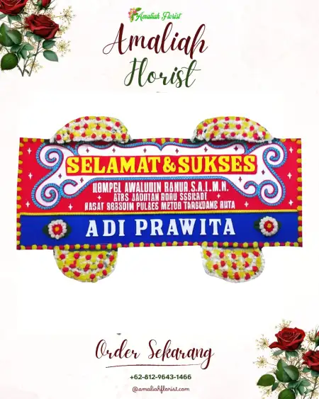 Papan Bunga Ucapan Selamat Sumberahayu